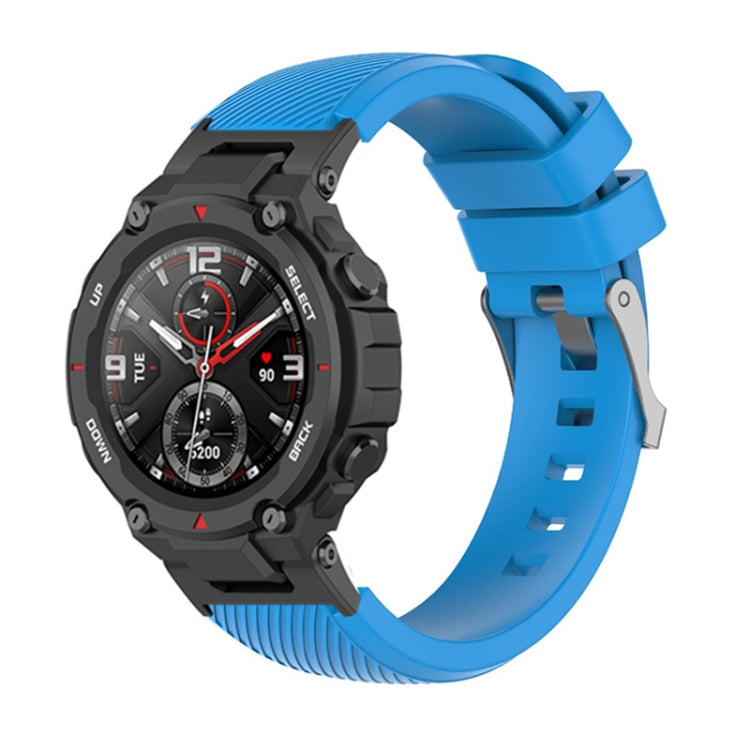 Bracelet de montre en silicone sergé, For Amazfit T-Rex / T-Rex Pro / Ares