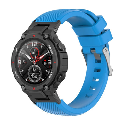 Bracelet de montre en silicone sergé, For Amazfit T-Rex / T-Rex Pro / Ares