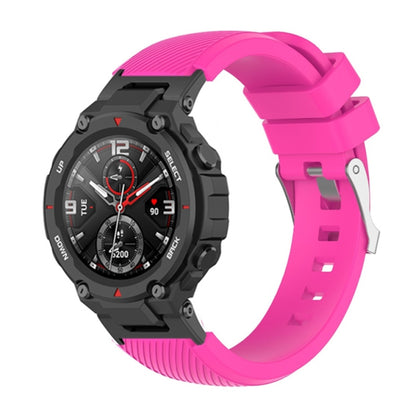 Bracelet de montre en silicone sergé, For Amazfit T-Rex / T-Rex Pro / Ares