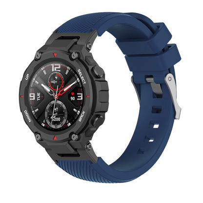 Bracelet de montre en silicone sergé, For Amazfit T-Rex / T-Rex Pro / Ares