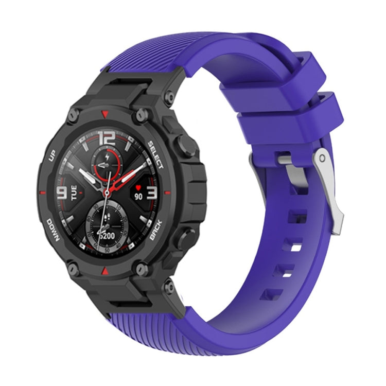 Bracelet de montre en silicone sergé, For Amazfit T-Rex / T-Rex Pro / Ares