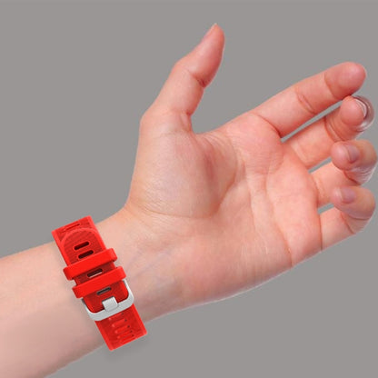 Bracelet de montre en silicone sergé, For Amazfit T-Rex / T-Rex Pro / Ares
