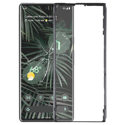 Cadre de lunette d'écran LCD avant, For Google Pixel 6 Pro, For Google Pixel 6, For Google Pixel 6A, For Google Pixel 5A, For Google Pixel 4, For Google Pixel 4XL, For Google Pixel 3