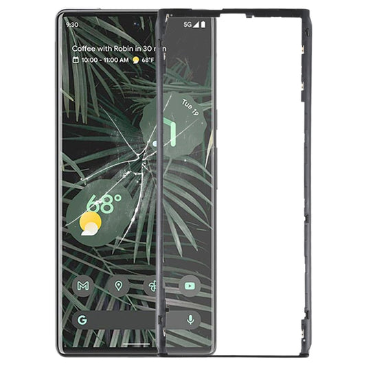 Cadre de lunette d'écran LCD avant, For Google Pixel 6 Pro, For Google Pixel 6, For Google Pixel 6A, For Google Pixel 5A, For Google Pixel 4, For Google Pixel 4XL, For Google Pixel 3