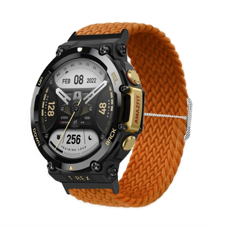 Bracelet de montre en nylon tressé à boucle réglable, For Amazfit T-Rex 2