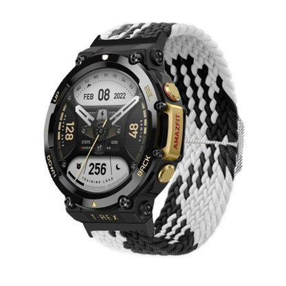 Bracelet de montre en nylon tressé à boucle réglable, For Amazfit T-Rex 2