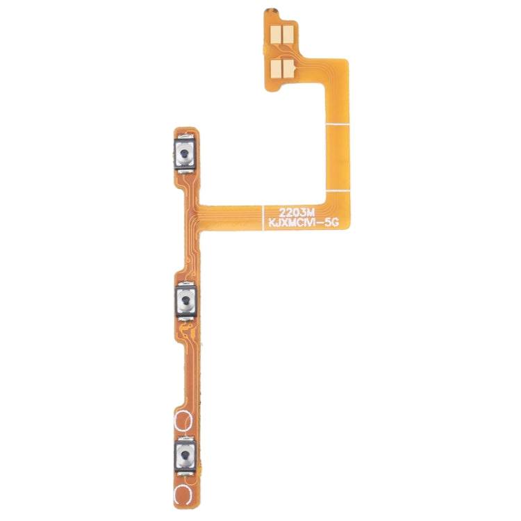 Câble flexible du bouton d'alimentation et du bouton de volume, For Xiaomi Civi 2109119BC, For Xiaomi Redmi Note 11S/Redmi Note 11 4G AMOLED LCD/Poco M4 Pro, For Xiaomi Redmi Note 10 Pro China/Poco X3 GT, For Realme C21Y RMX3261 RMX3263