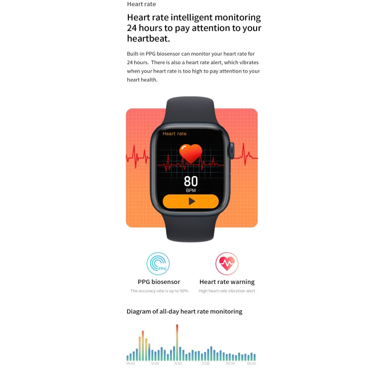 Watch 8 Max 1,85 pouces Recharge sans fil Appel Bluetooth NFC Smartwatch