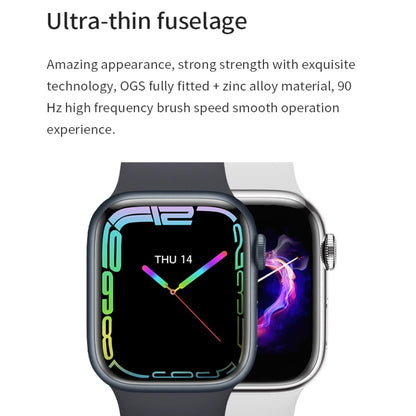 Watch 8 Max 1,85 pouces Recharge sans fil Appel Bluetooth NFC Smartwatch