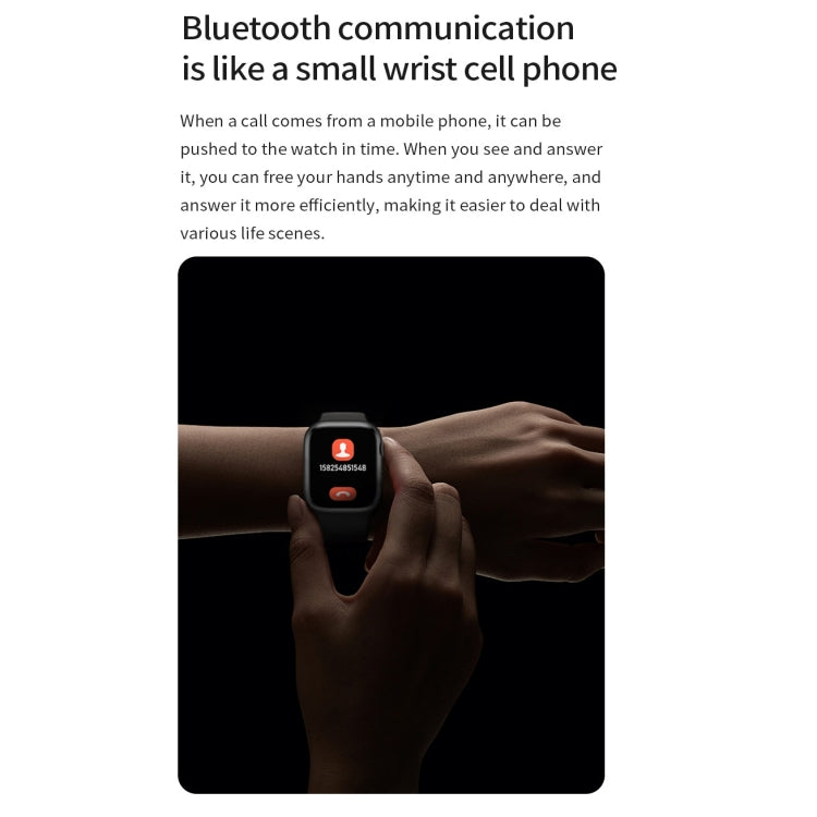Watch 8 Max 1,85 pouces Recharge sans fil Appel Bluetooth NFC Smartwatch
