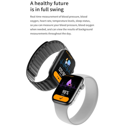 Watch 8 Max 1,85 pouces Recharge sans fil Appel Bluetooth NFC Smartwatch
