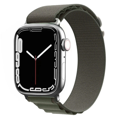Bracelet de montre en nylon, For Apple Watch Series 8&7 45mm / SE 2&6&SE&5&4 44mm / 3&2&1 42mm, For Apple Watch tra Series 8&7 45mm / SE 2&6&SE&5&4 44mm / 3&2&1 42mm