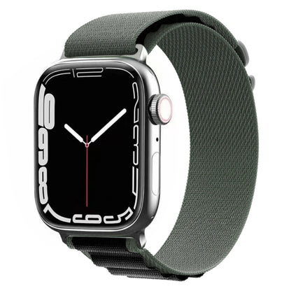 Bracelet de montre en nylon, For Apple Watch Series 8&7 45mm / SE 2&6&SE&5&4 44mm / 3&2&1 42mm, For Apple Watch tra Series 8&7 45mm / SE 2&6&SE&5&4 44mm / 3&2&1 42mm