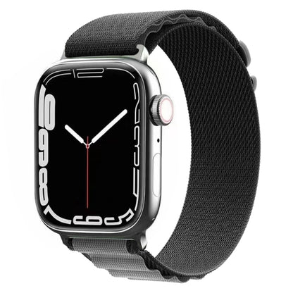 Bracelet de montre en nylon, For Apple Watch Series 8&7 45mm / SE 2&6&SE&5&4 44mm / 3&2&1 42mm, For Apple Watch tra Series 8&7 45mm / SE 2&6&SE&5&4 44mm / 3&2&1 42mm