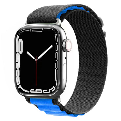 Bracelet de montre en nylon, For Apple Watch Series 8&7 45mm / SE 2&6&SE&5&4 44mm / 3&2&1 42mm, For Apple Watch tra Series 8&7 45mm / SE 2&6&SE&5&4 44mm / 3&2&1 42mm