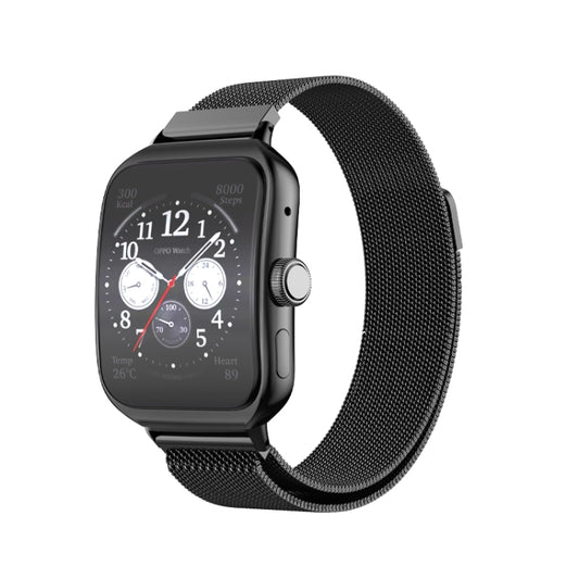 Bracelet de montre en métal en acier inoxydable milanais, For OPPO Watch 3 Pro