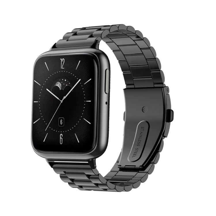 Bracelet de montre en acier inoxydable à boucle plate à trois perles, For OPPO Watch 3 Pro, For OPPO Watch 3
