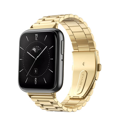 Bracelet de montre en acier inoxydable à boucle plate à trois perles, For OPPO Watch 3 Pro, For OPPO Watch 3