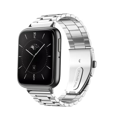 Bracelet de montre en acier inoxydable à boucle plate à trois perles, For OPPO Watch 3 Pro, For OPPO Watch 3