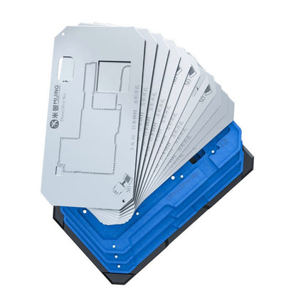 MiJing Z20 Pro pour iPhone X-13 Pro Max 14 en 1 couche intermédiaire carte mère reballage plate-forme de soudure