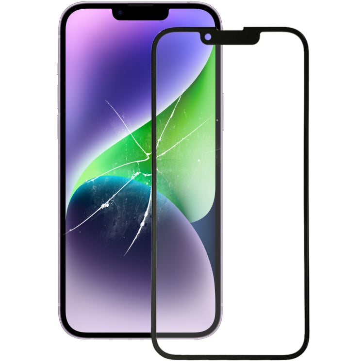 Lentille extérieure en verre de l'écran avant avec adhésif optiquement transparent OCA, For iPhone 14, For iPhone 14 Plus, For iPhone 14 Pro, For iPhone 14 Pro Max