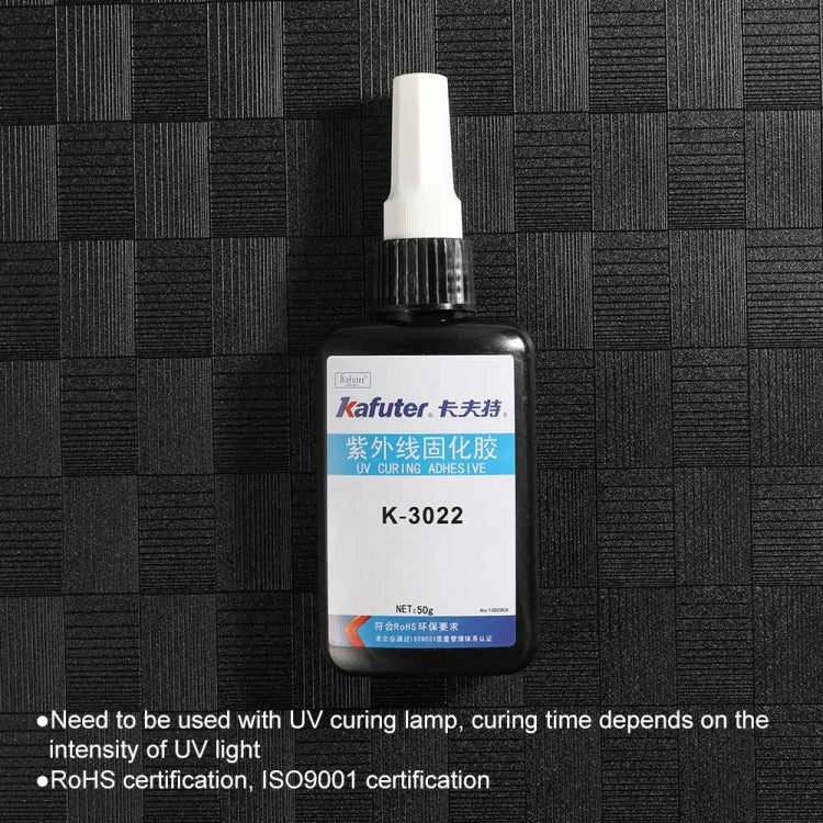 Kafuter K-3022 Adhésif durcissant à la lumière UV