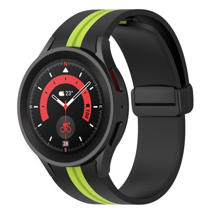 Bracelet de montre en silicone à rayures bicolores, For Samsung Galaxy Watch5 Pro