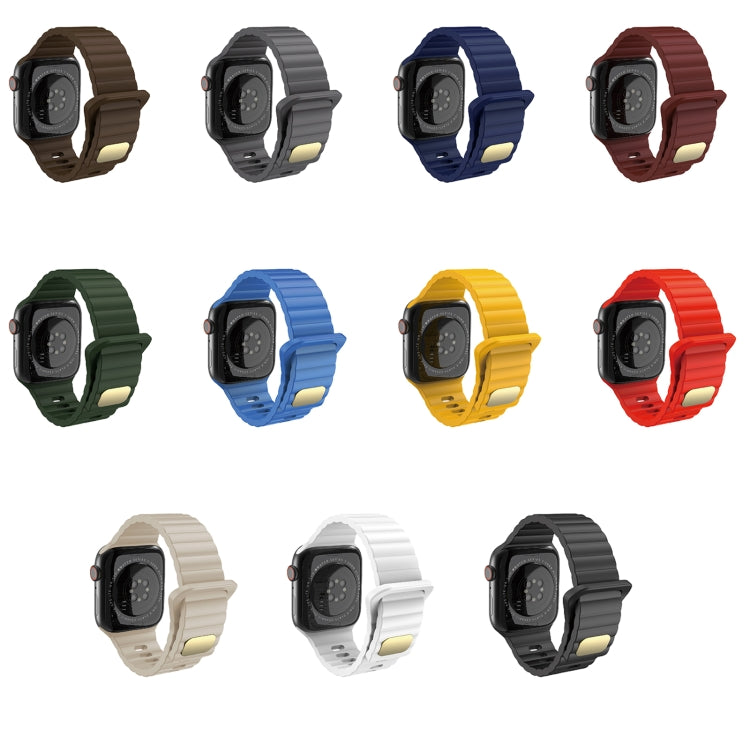 Silicone respirant et respectueux de la peau pour Apple Watch, Ultra 49mm / Series 8&7 45mm / SE   2&6&SE&5&4 44mm / 3&2&1 42mm, Series 8&7 41mm / SE 2&6&SE&5&4 40mm /   3&2&1 38mm