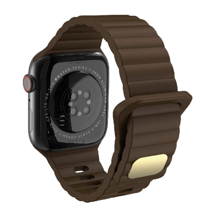 Silicone respirant et respectueux de la peau pour Apple Watch, Ultra 49mm / Series 8&7 45mm / SE   2&6&SE&5&4 44mm / 3&2&1 42mm, Series 8&7 41mm / SE 2&6&SE&5&4 40mm /   3&2&1 38mm