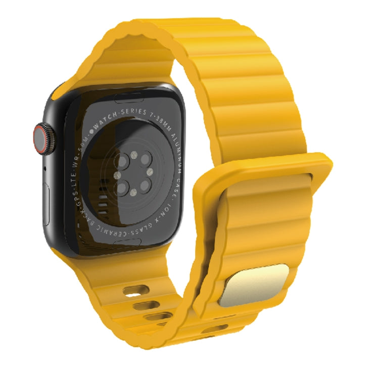 Silicone respirant et respectueux de la peau pour Apple Watch, Ultra 49mm / Series 8&7 45mm / SE   2&6&SE&5&4 44mm / 3&2&1 42mm, Series 8&7 41mm / SE 2&6&SE&5&4 40mm /   3&2&1 38mm