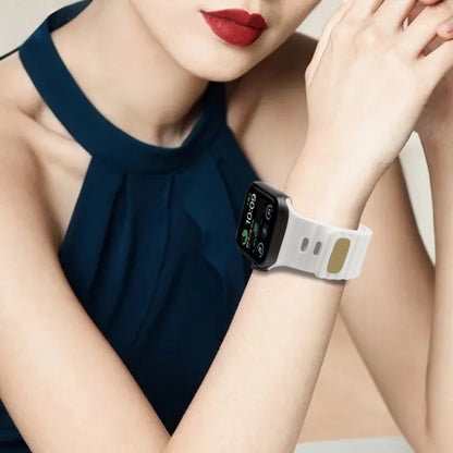 Bracelet de montre en silicone à boucle inversée, For Apple Watch Ultra 49mm / Series 8&7 45mm / SE 2&6&SE&5&4 44mm / 3&2&1 42mm, For Apple Watch Series 8&7 41mm / SE 2&6&SE&5&4 40mm / 3&2&1 38mm
