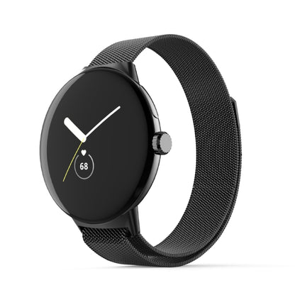 Bracelet de montre en métal en acier inoxydable milanais, For Google Pixel Watch