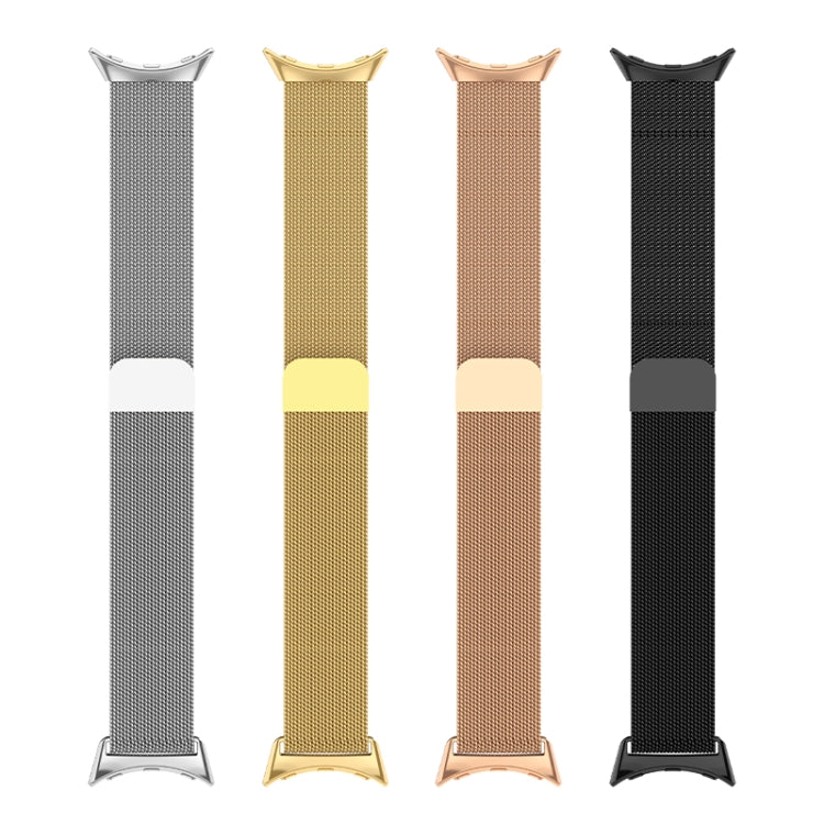 Bracelet de montre en métal en acier inoxydable milanais, For Google Pixel Watch