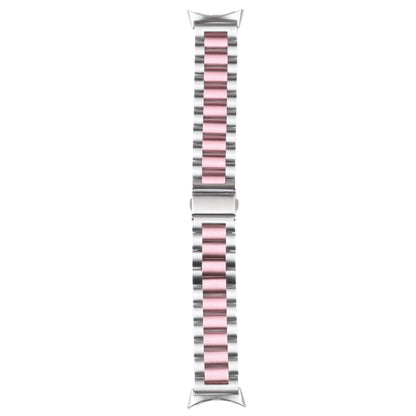 Bracelet de montre en acier inoxydable à trois souches, For Google Pixel Watch 4 / 3 / 2 / 1 41mm