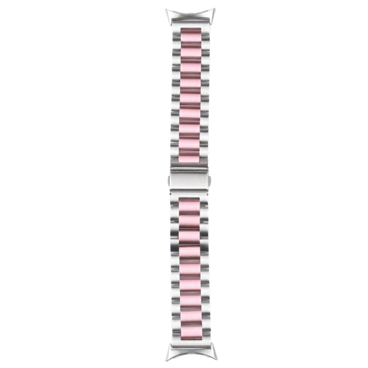 Bracelet de montre en acier inoxydable à trois souches, For Google Pixel Watch 4 / 3 / 2 / 1 41mm