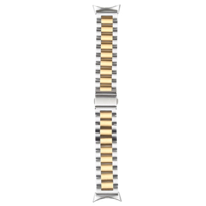 Bracelet de montre en acier inoxydable à trois souches, For Google Pixel Watch 4 / 3 / 2 / 1 41mm