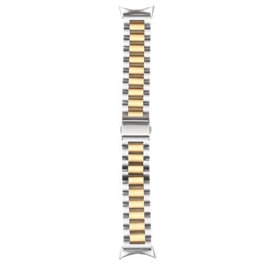 Bracelet de montre en acier inoxydable à trois souches, For Google Pixel Watch 5 / 4 / 3 / 2 / 1 41mm