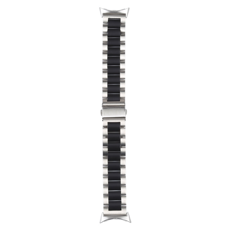 Bracelet de montre en acier inoxydable à trois souches, For Google Pixel Watch 4 / 3 / 2 / 1 41mm