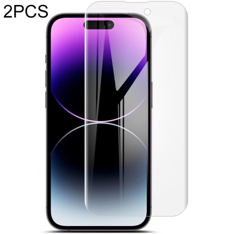 2pcs imak Protecteur de film hydrogel plein écran incurvé, For iPhone 14, For iPhone 14 Plus, For iPhone 14 Pro, For iPhone 14 Pro Max, For Huawei Mate 50, For Huawei Mate 50 Pro, For Motorola Moto S30 Pro /Edge 30 Fusion                               ...