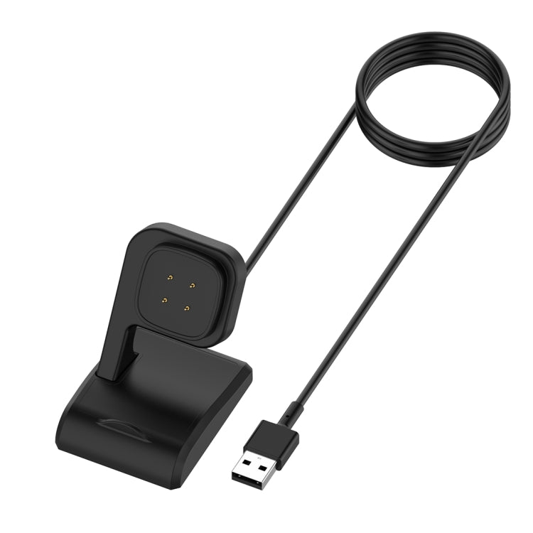 Support de chargeur magnétique vertical avec prise en charge de la protection contre les puces Charge rapide, For Fitbit Versa4 / Sense2