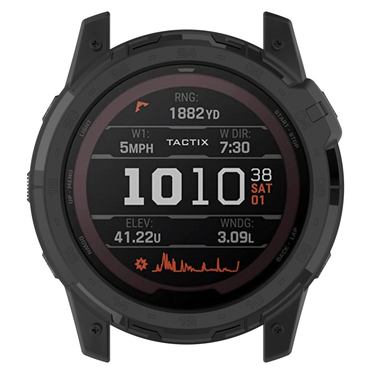 Boîtier de montre en TPU Armor Hollow, For Garmin Enduro2 / Tactix7