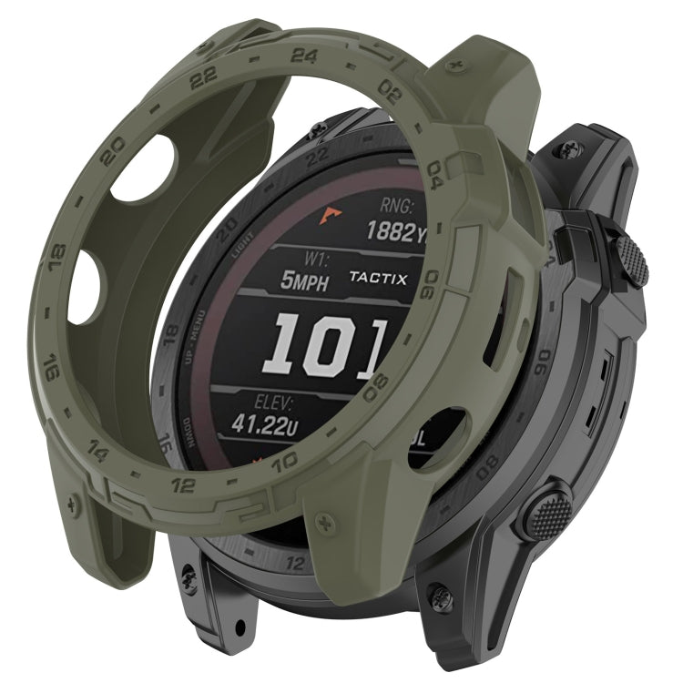 Boîtier de montre en TPU Armor Hollow, For Garmin Enduro2 / Tactix7