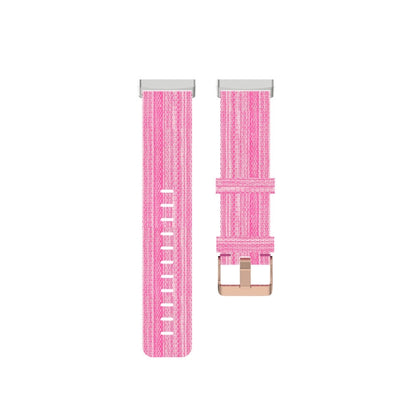 Bracelet de montre universel en toile tissée en nylon, For Fitbit Versa 4 / Sense 2