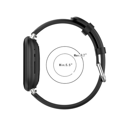 Bracelet de montre en cuir véritable, For Fitbit Versa 4 / Sense 2