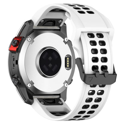 Bracelet de montre en silicone à double rangée à dégagement rapide, For Garmin Descent G1 / Coros Vertix 22mm, For Garmin Enduro / Coros Vertix 2 26mm