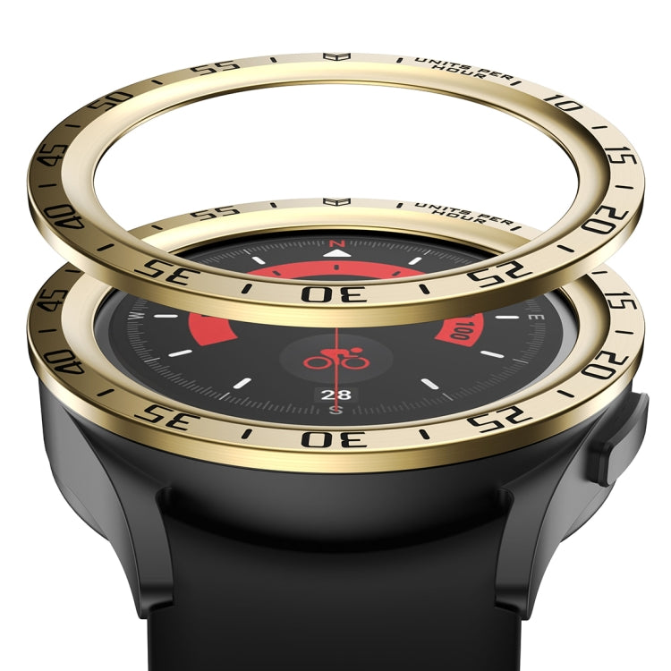 Cadre de protection en acier à cadran, For Samsung Galaxy Watch5 Pro 45mm A Style, For Samsung Galaxy Watch5 Pro 45mm E Style
