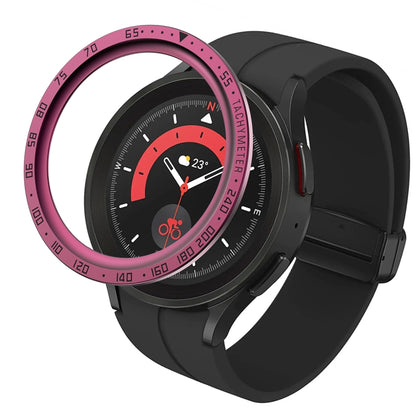 Cadre de protection en acier à cadran, For Samsung Galaxy Watch5 Pro 45mm A Style, For Samsung Galaxy Watch5 Pro 45mm E Style