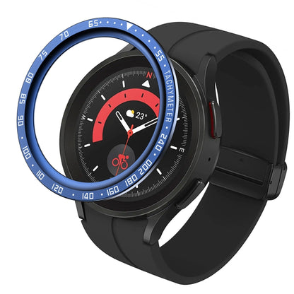 Cadre de protection en acier à cadran, For Samsung Galaxy Watch5 Pro 45mm A Style, For Samsung Galaxy Watch5 Pro 45mm E Style