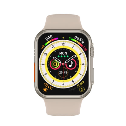 Montre intelligente à écran TFT W8 Ultra 2,02 pouces, prise en charge étanche IP68 surveillance de la fréquence cardiaque et de l'oxygène sanguin/modes sportifs multiples