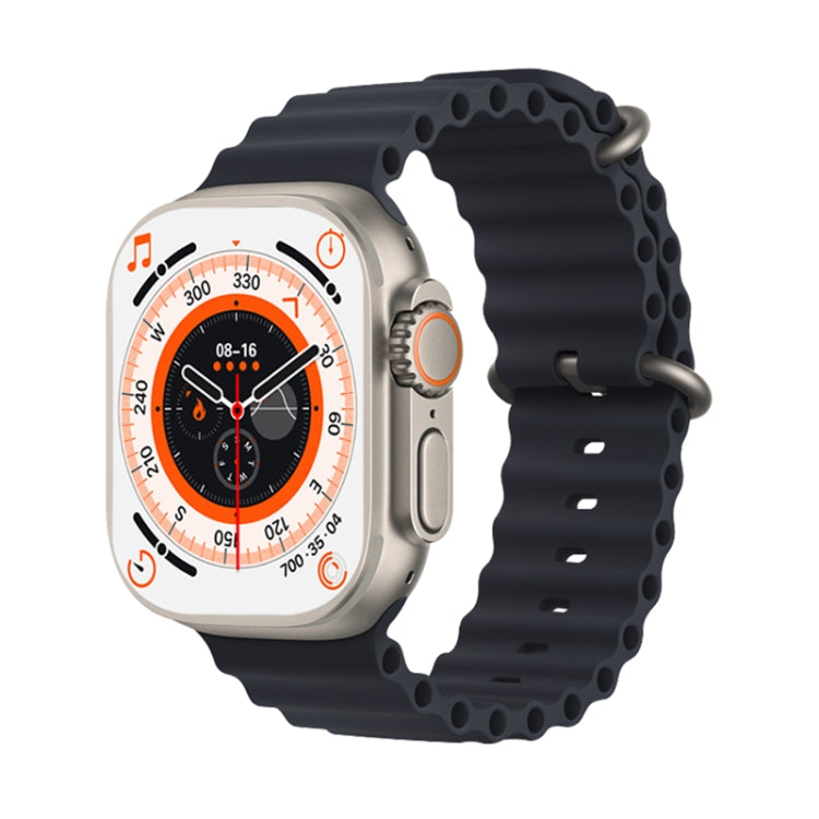 Montre intelligente à écran IPS KD99 Ultra 1,99 pouces, prend en charge la surveillance de la fréquence cardiaque et de l'oxygène sanguin / Modes sportifs